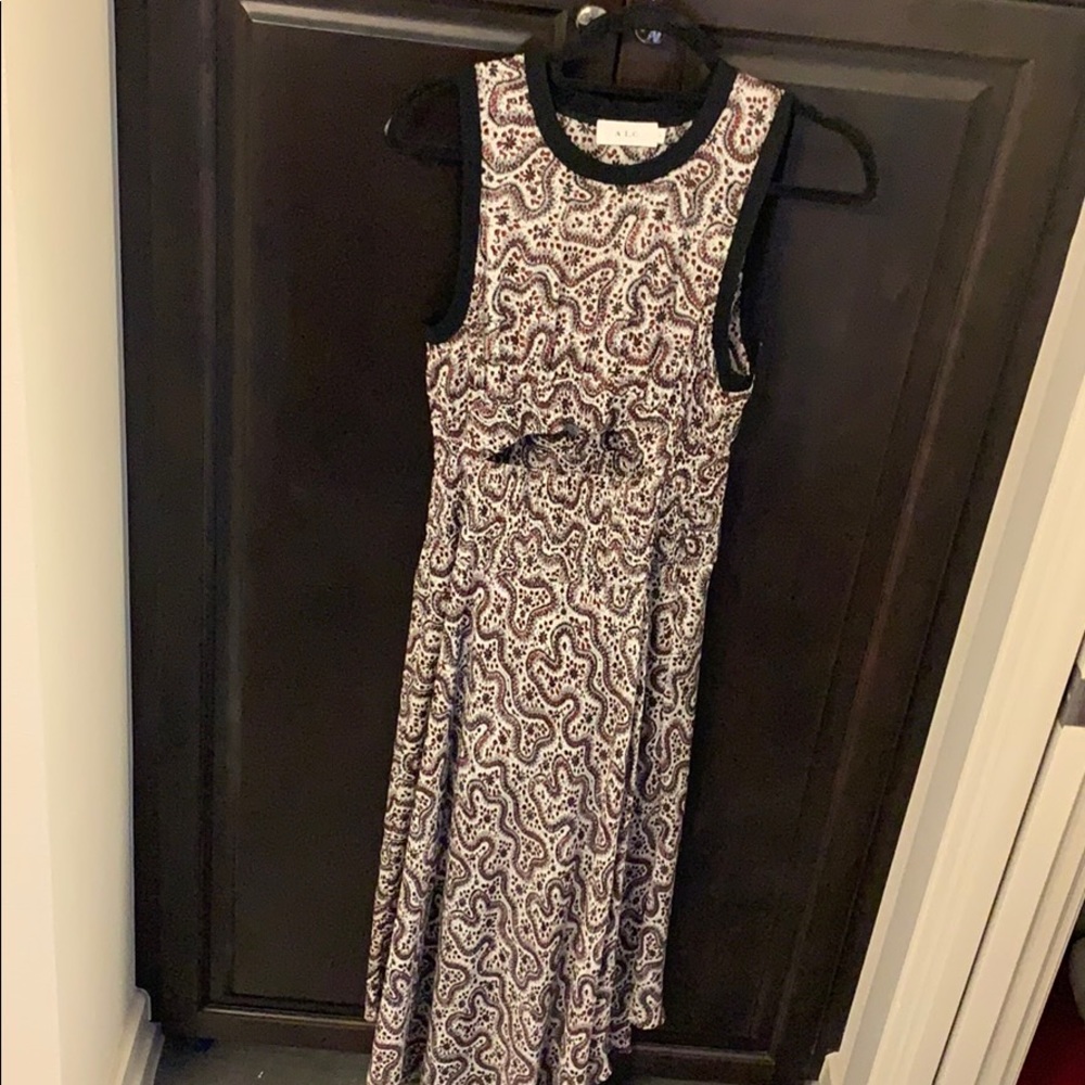 ALC summer maxi dress with cutout